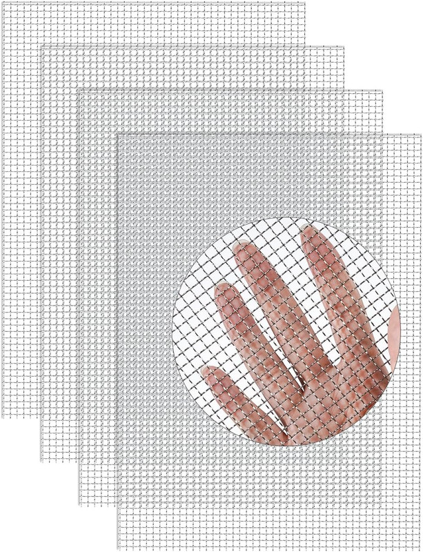 4Pack 5Mesh 10'' X 14'' Wire Mesh Screen, 304 Stainless Steel Anti-Rusted Mesh S gallery