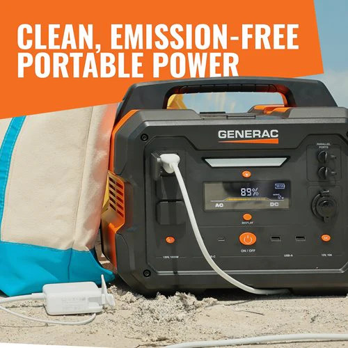 Generac G0080260 GB2000 Compact Portable Power Station w/ Wireless Charging Pad gallery