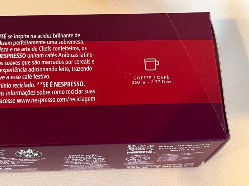 Nespresso Pierre Herme Raspberry Vertuo 1 Sleeve (10 Pods) Best By 11/24 gallery