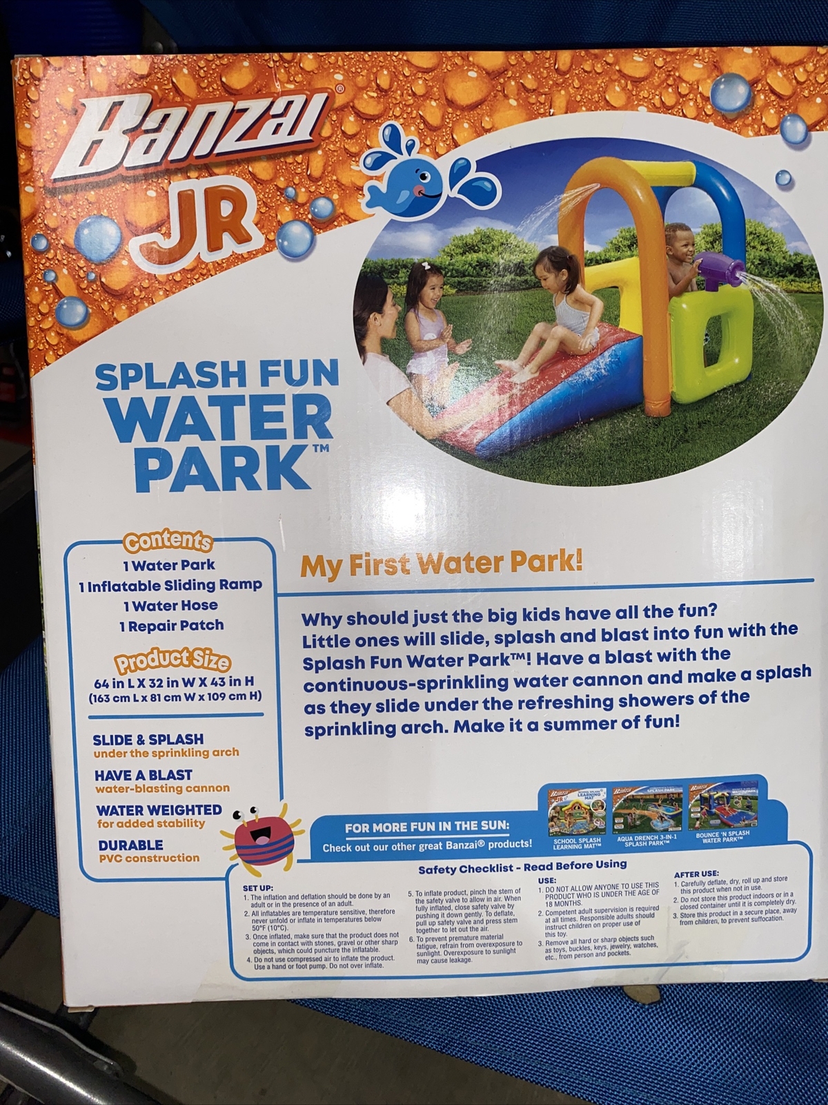 Banzai Jr. Splash Fun Toddlers Activity Water Park, 18 Months & Up gallery