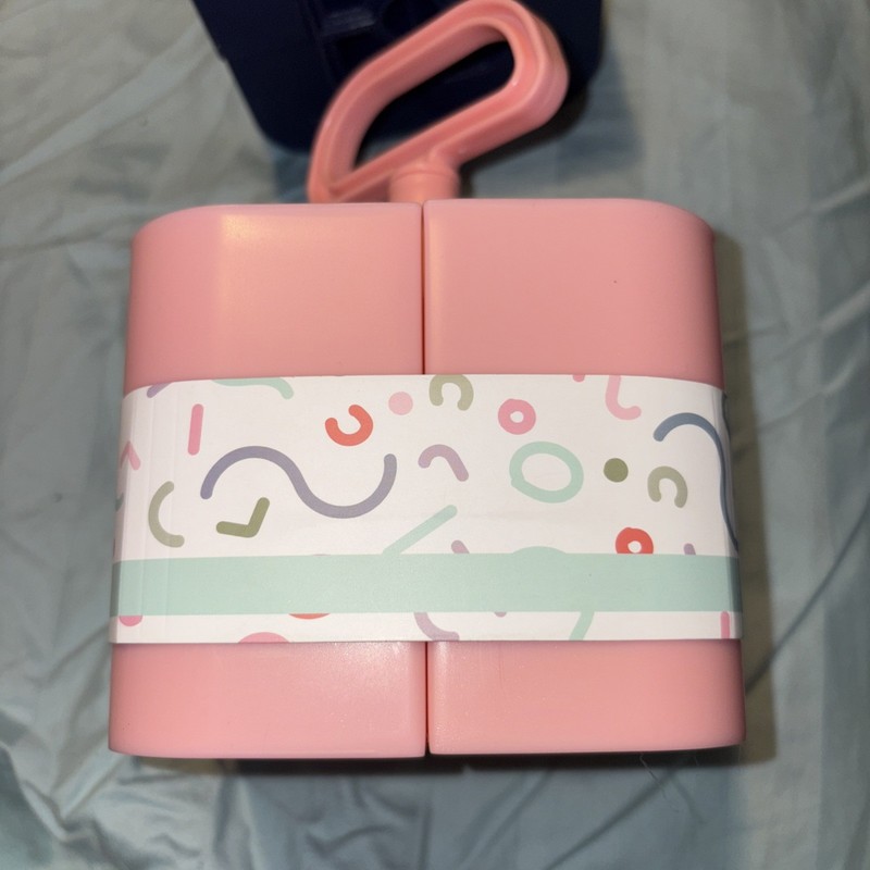 MADE FOR RETAIL Removable Compartment Caddy w/Handle PINK gallery