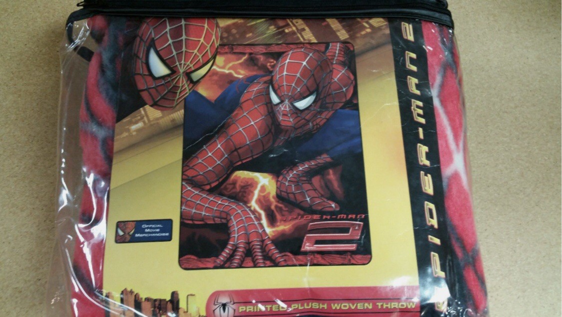 BRAND NEW SPIDERMAN TWIN SIZE THROW 60X80 BLANKET gallery