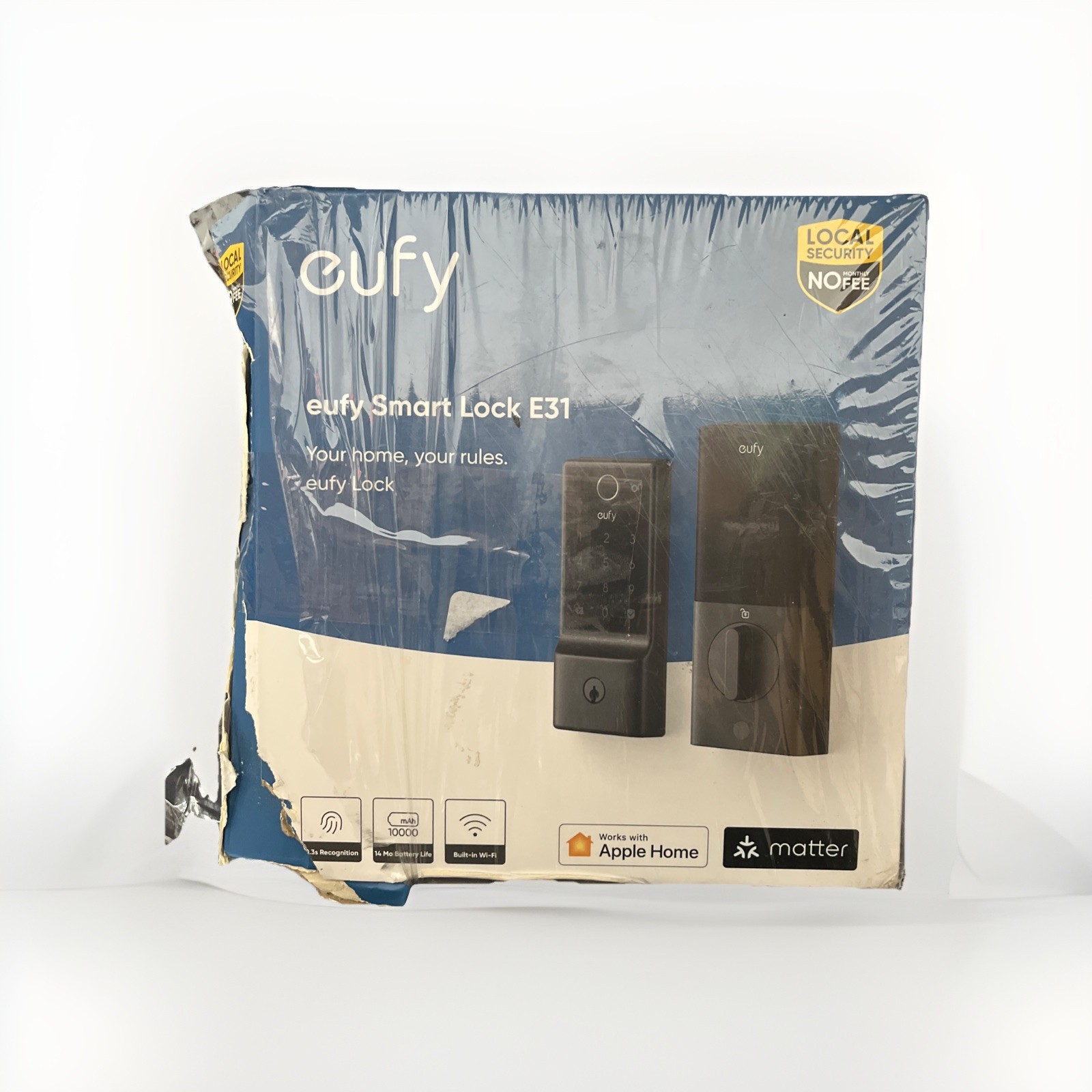 eufy Smart Lock E31 T85F0J11 WiFi Fingerprint Deadbolt New Open Box gallery