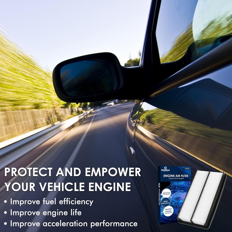 CA10013 Replacement Engine Air Filter, Efficient Filtration Offers 99% Air Purif gallery