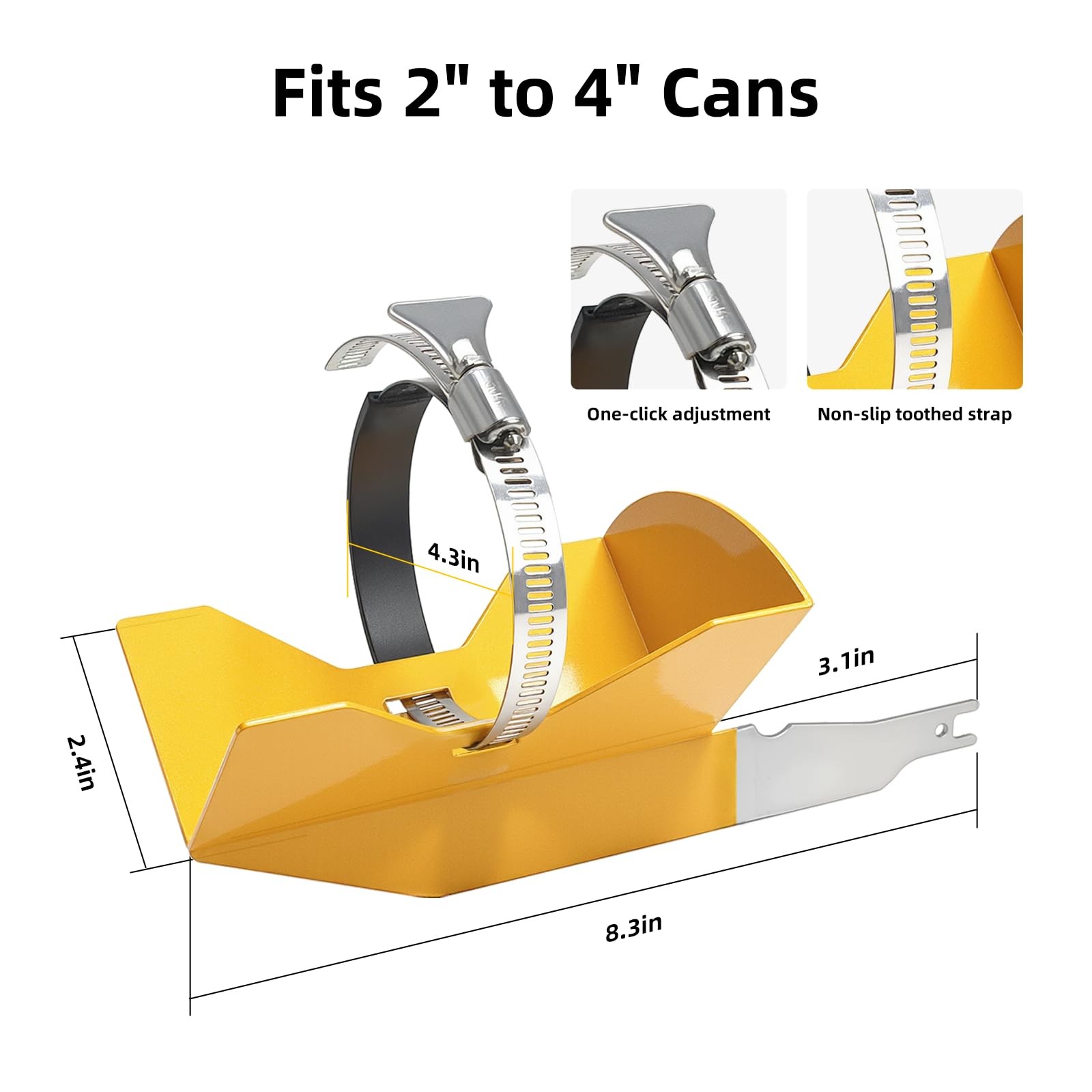 Paint Shaker for Reciprocating Saws, Spray Can Paint Mixer Fits 2" to 4" Cans... gallery