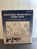 Wyatt & Ash Washable 5ft 3 Inch X 7ft 5 Inch Area Rug Zinnia Beige Pattern New gallery