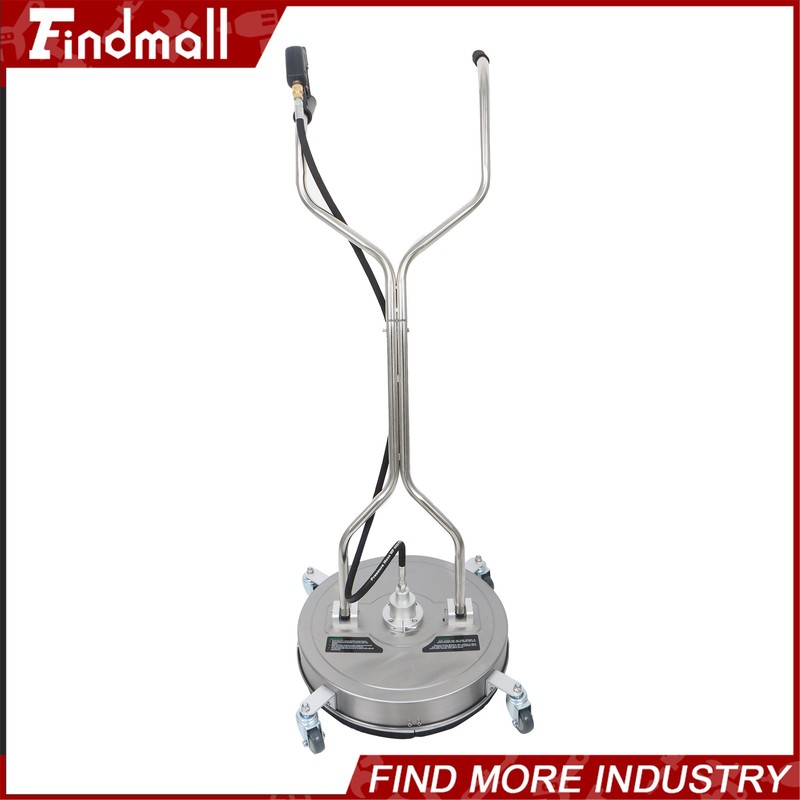 Findmall 20" Pressure Washer Surface Cleaner w/ Handles & Wheels Quick Connect gallery