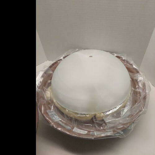 YES LITE Ceiling Light Fixtures Flush Mount 60 W, 3-Lamp, CFL Lamp White gallery