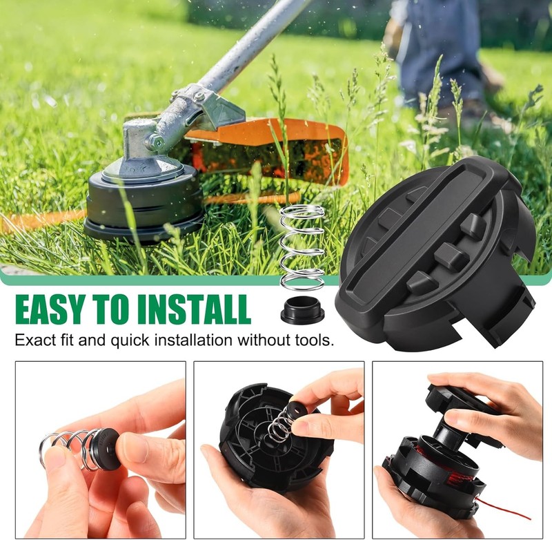 2-Pack Replacement Weed Trimmer Head for Dewalt 20V DCST922P1 DCST922B DCST972X1 gallery