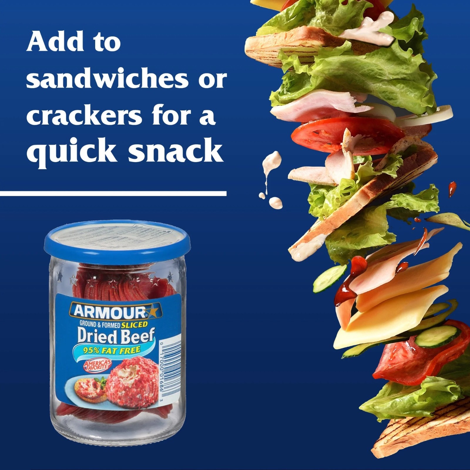 (2 pack) Armour Star Sliced Dried Beef, Jarred Meat, 2.25 oz. gallery