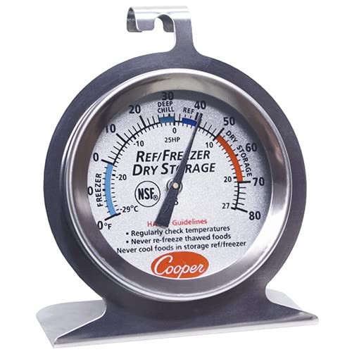 Cooper-Atkins 25HP-01-1 Refrigerator, Freezer, Dry Storage Thermometer, 0°F to gallery