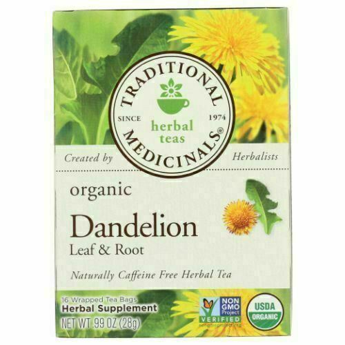 Dandelion Leaf & Root Tea 16 Bag By Traditional Medicinals gallery