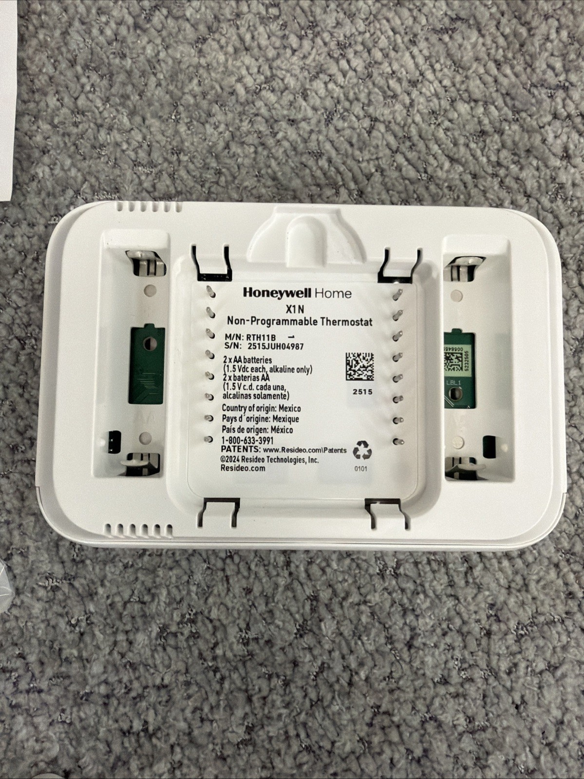 HONEYWELL X1N NON-PROGRAMMABLE THERMOSTAT SINGLE STAGE RTH11B gallery