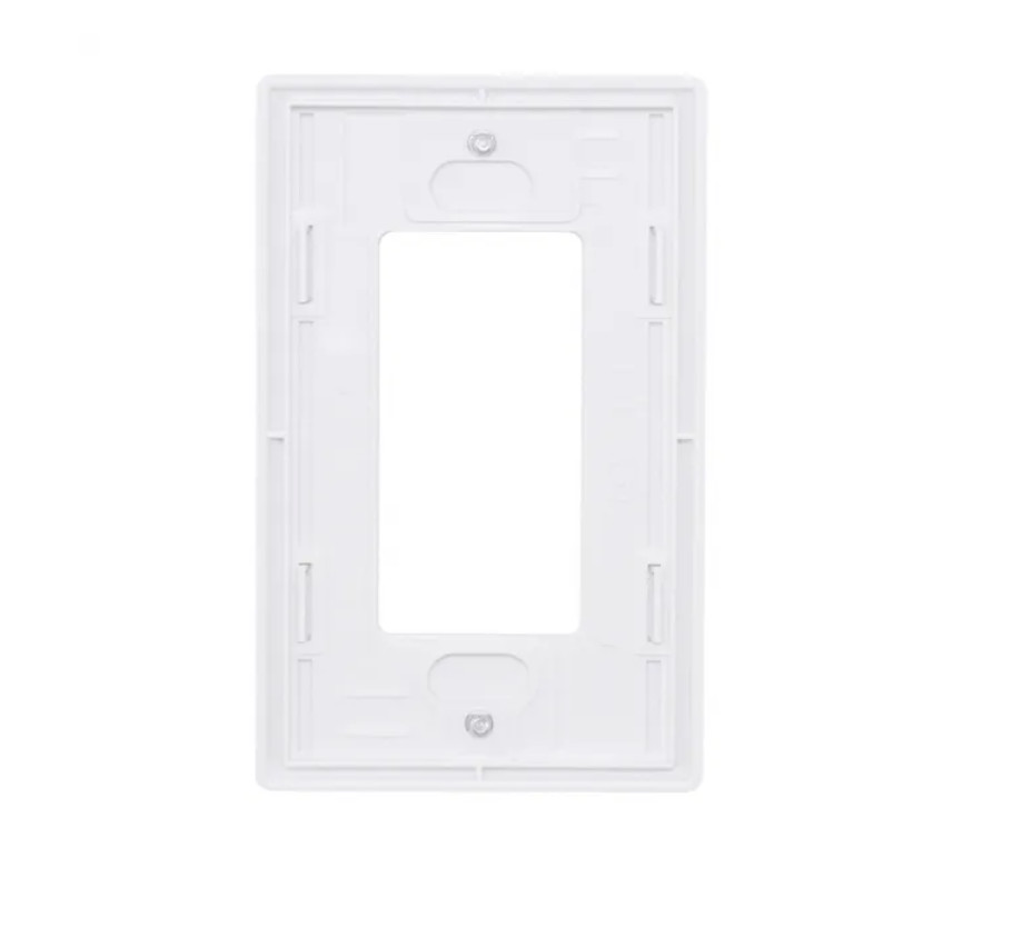Lutron CW-1-WH Claro Wall Plate - White NEW No Visible Screws gallery