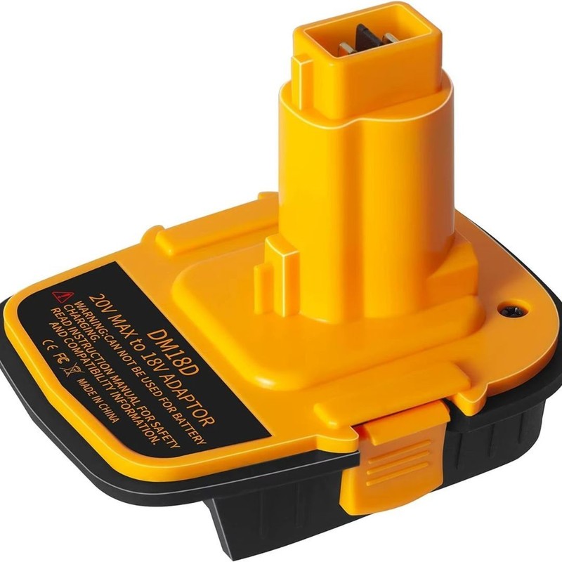 1 Pc Battery Adapter with USB Compatible with Dewalt 20V Battery,20V to 18V gallery
