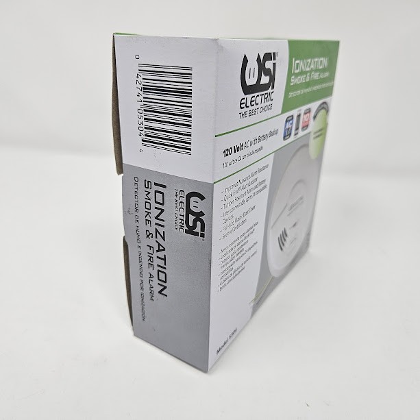 USI Electric 5304 Hardwired Ionization Smoke and Fire Alarm with Battery Backup gallery