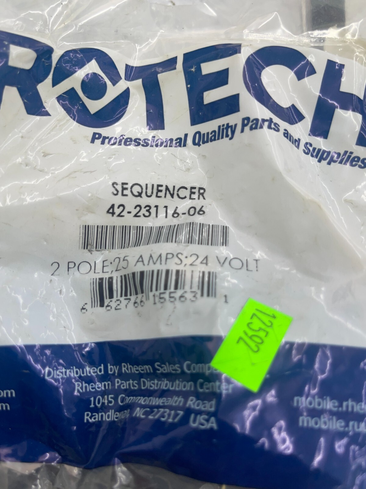 Sequencer 42-23116-09 3pole 25AMPS 24Volts gallery