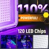 Rechargeable 5000Mah LED Black Light, 120 UV Led, IP65 Waterproof & Magnetic, Lo gallery