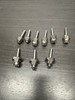 9-Pcs. #2000C, #2001 ROUNDOVER BIT 1/4" Shank, 6- 1/8" Radius, 3- 1/4” Radius gallery