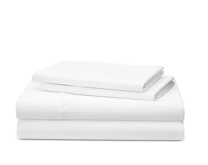 Ralph Lauren Spencer Solid Pima Sateen Cotton Queen Sheet 4 Psc. Set White $170 gallery