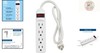 Compact 4-Outlet Surge Protector with 90 Joules & Portable Flat Plug Design gallery