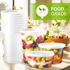 60 Set Deli-Containers-with-Lids: [8oz 16oz 32oz] Combo Plastic-Food-Storage-... gallery
