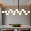 Stylish 55" Linear Sputnik Chandelier, 16-Light Mid Century Modern Fixture gallery