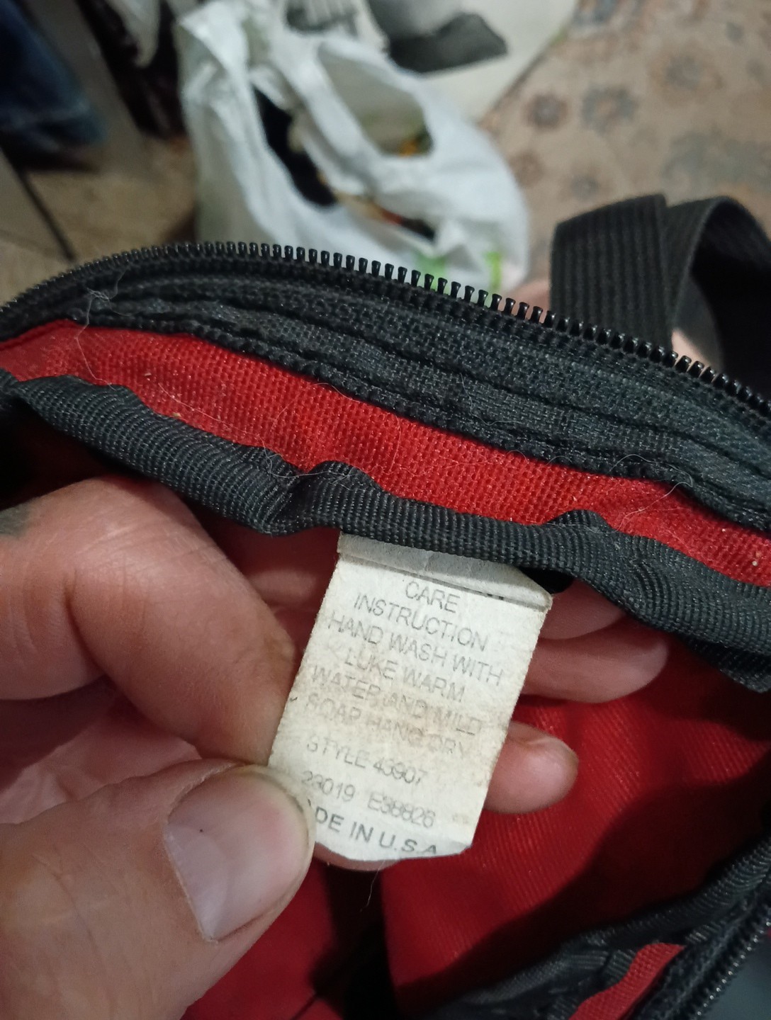 Vintage JanSport Halfpint Mini Backpack Red 5