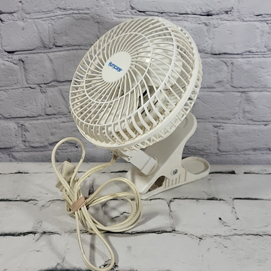 Hurricane Classic 6" Clip Fan, 2 Speed Desk Table Fan w/ Adjustable Tilt White gallery