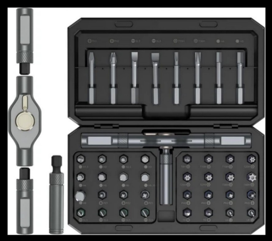 42in1 Magnetic Screwdriver Set DIY Ratchet Screwdriver Set Multi Bit Magneti/## gallery