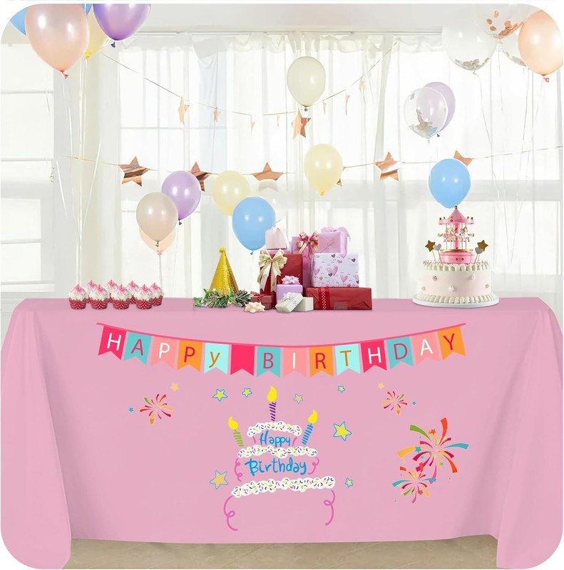 Customized Rectangle Tablecloth with Logo Personalized Table Cloth for Events gallery