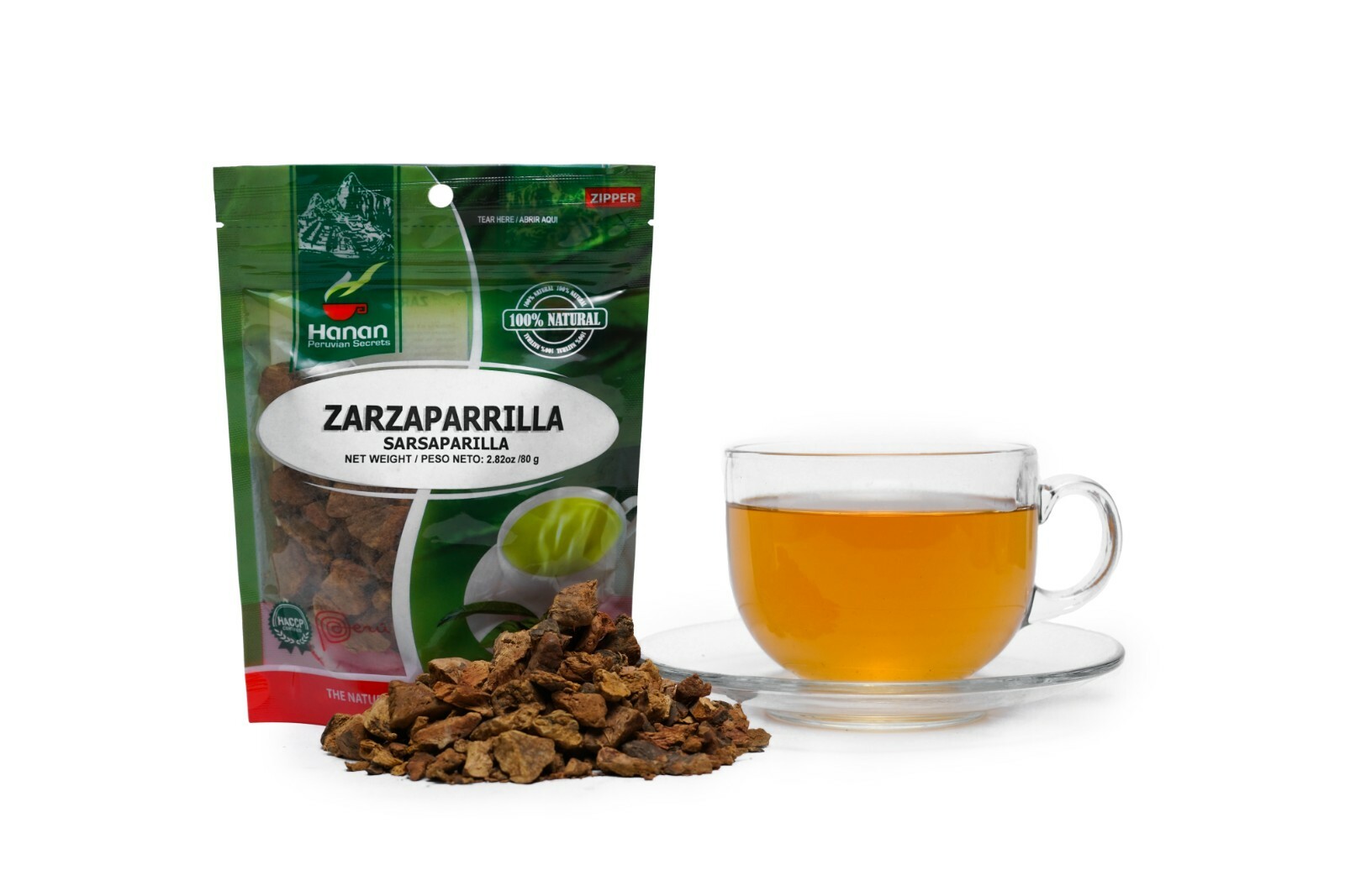 Hanan Peruvian Secrets Zarzaparrilla Herbal Tea | 100% Natural Sarsaparilla Root gallery