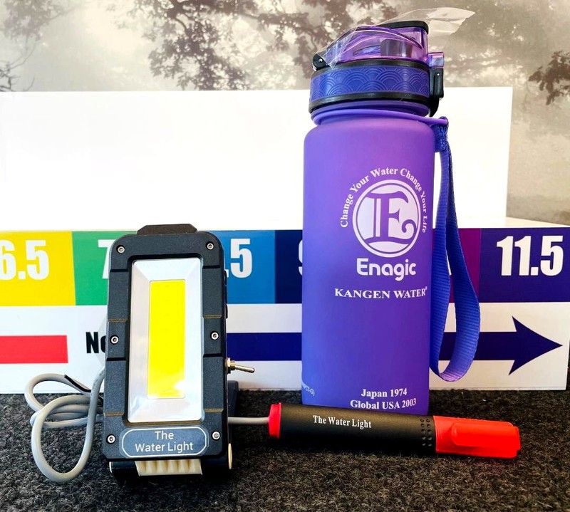 TESTER WATER PH KANGEN ALKALINE ELECTROLYTE LIGHT - RECHARGEABLE USB gallery