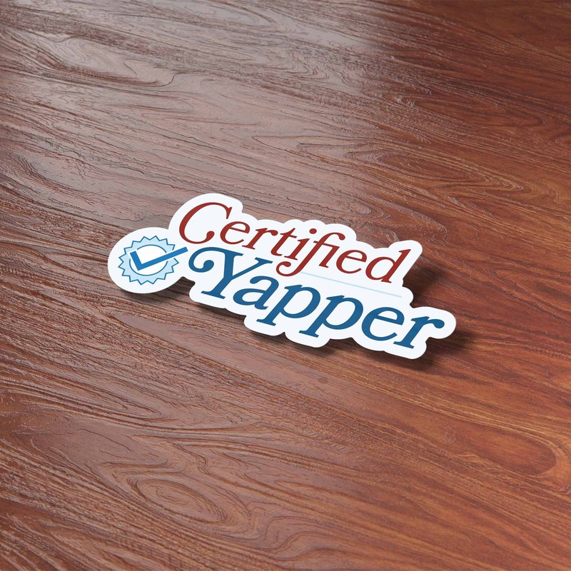Certified Yapper Sticker gallery