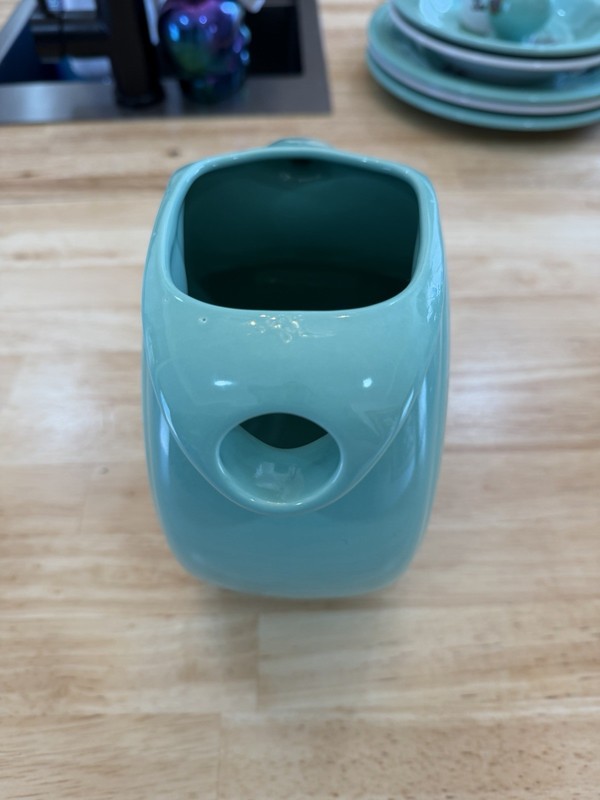Fiesta Scooby-Doo Blue Ceramic Pitcher, 32 oz, Glossy, Microwave/Dishwasher Safe gallery