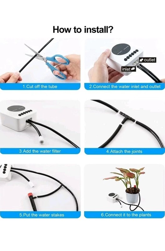 zollea automatic drip irrigation system .Auto Watering Device Drip system gallery