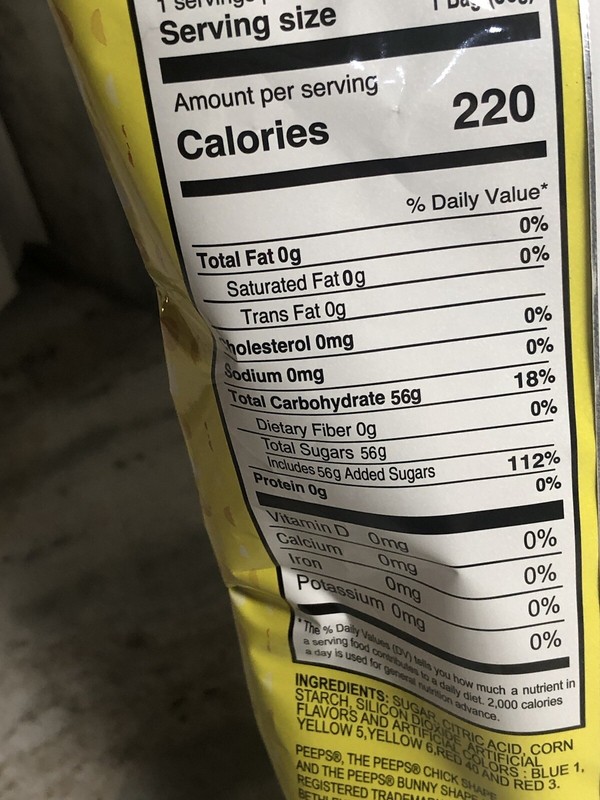 Peeps Marshmallow Flavored Cotton Candy:20Z/56gm. Easter-Brand New See Below gallery