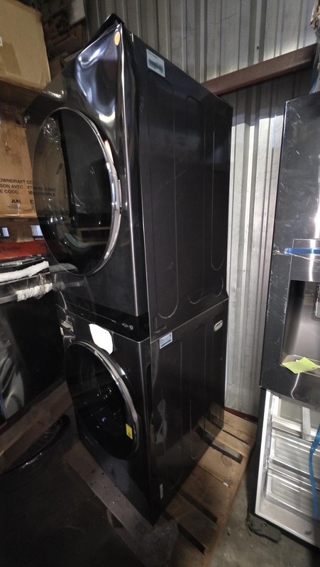 LG WashTower Stacked Smart Laundry Center 4.5 Cu.Ft. Front Load Washer & 7.4 gallery
