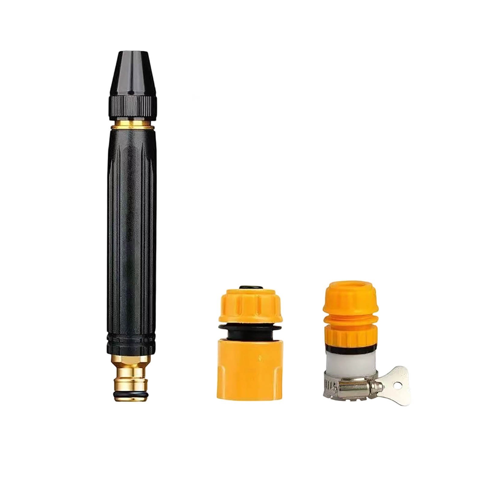 Water Hose Nozzle Adjustable Spray With Ergonomic Grip For Garden Wash&Clean NEW gallery
