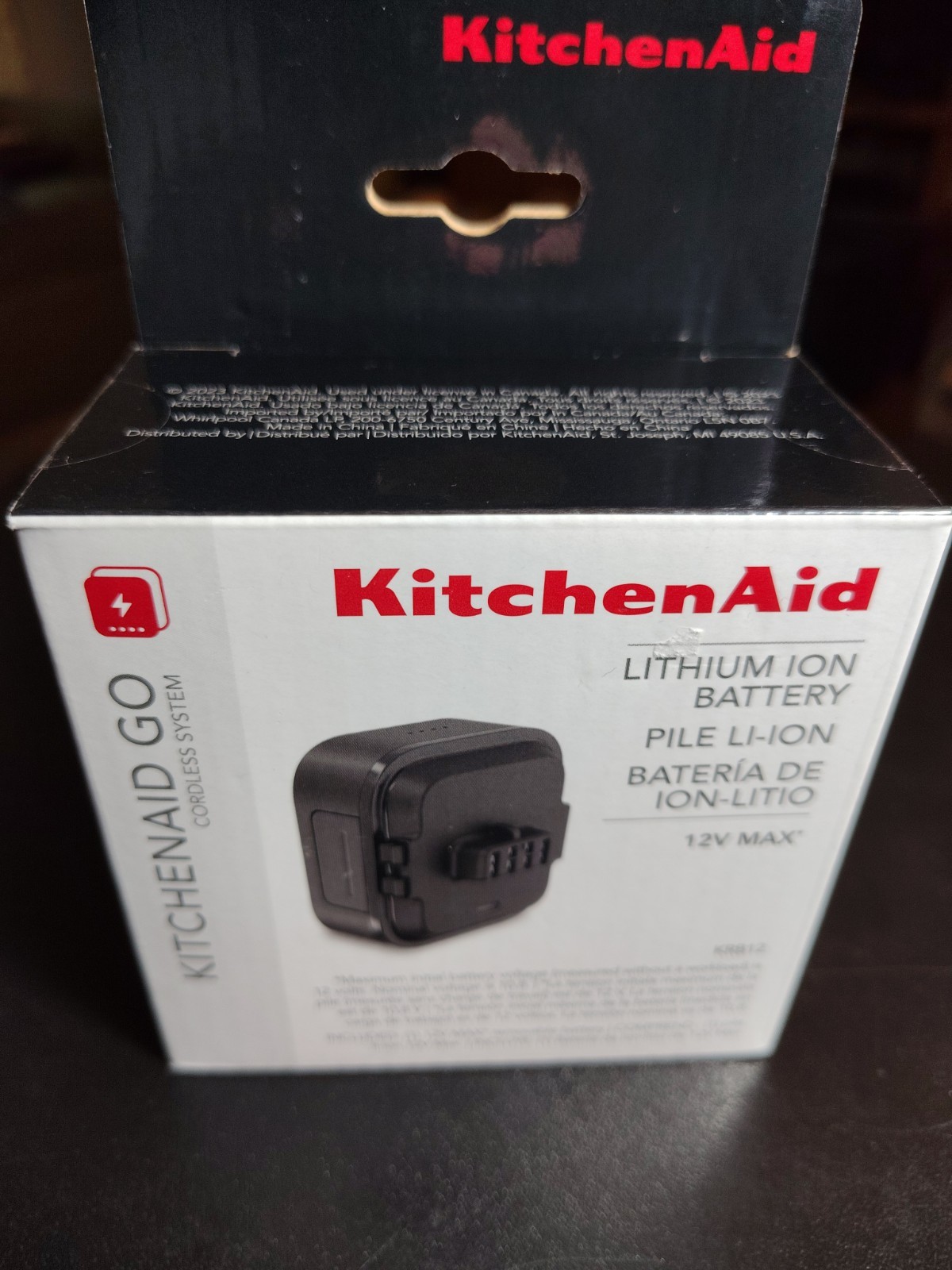 KitchenAid Go Cordless System Lithium Ion Battery 12V NEW Sealed Box gallery