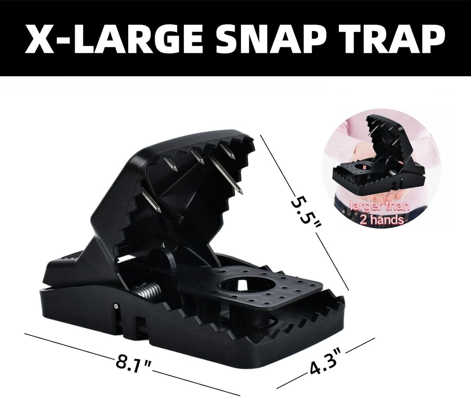 Unstoppable Professional Squirrel Rat Traps Outdoor, Escape Proof Squirrel Traps gallery