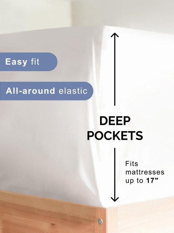 Cozy Soft Cooling 4 piece Sheet Set - Luxurious, Supreme Soft and Cozy gallery