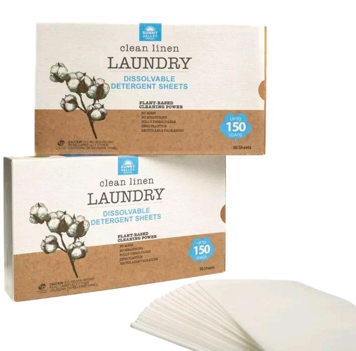 Sunny Valley Orchard 2 Boxes laundry sheets Up to 300 Loads-Fresh Linen-NEW gallery