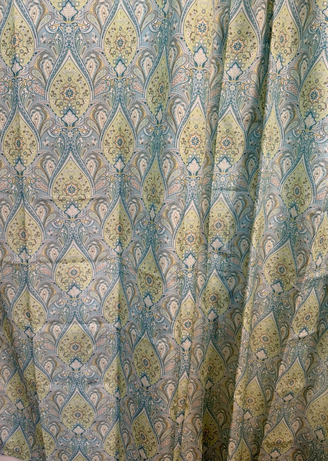 Pretty Blue & Green Shower Curtain gallery