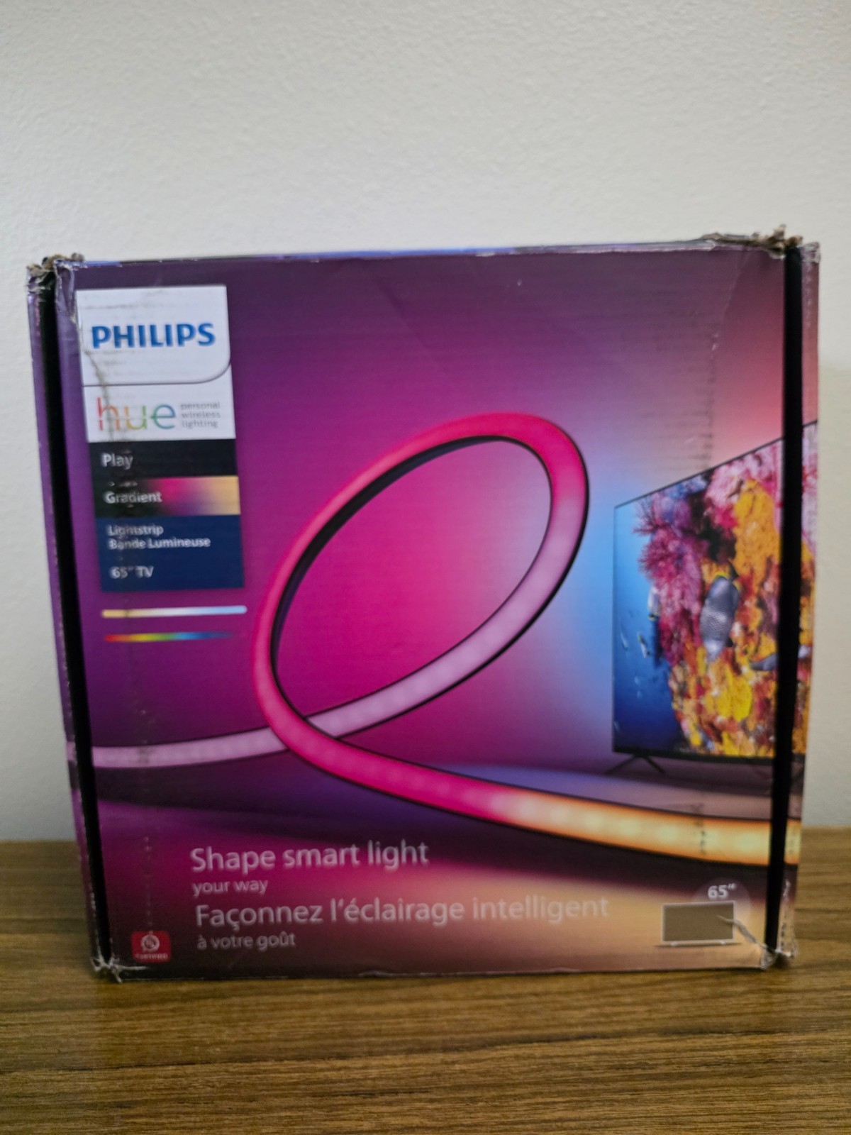 *USED* Philips Hue Gradient LightStrip For 65 - 70 In TV- ‎560417 gallery