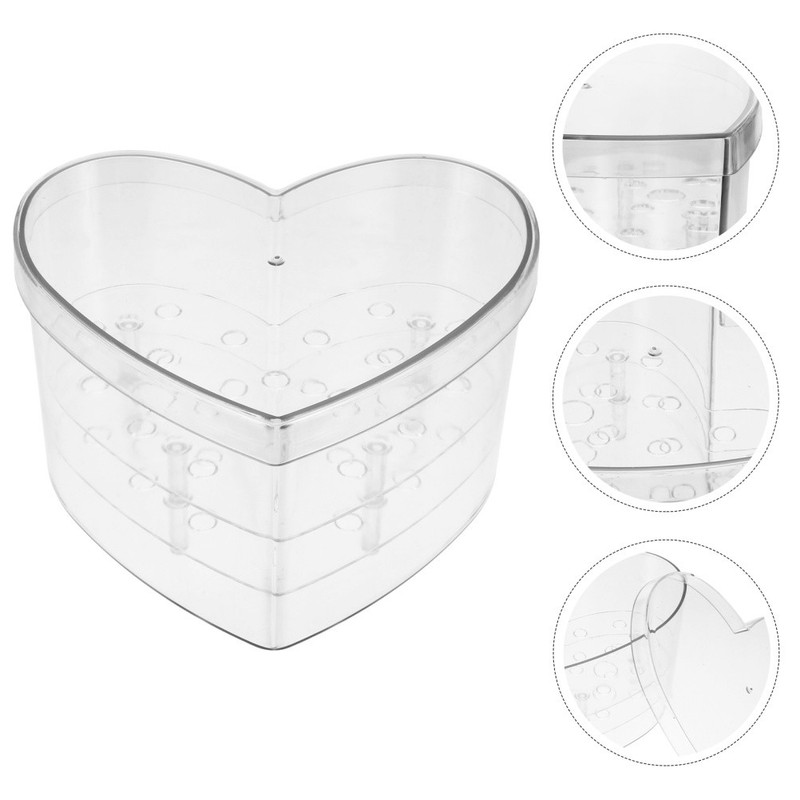Heart Shape Box for Flowers Shaped Floral Arrangement Valentines Day Boxes gallery
