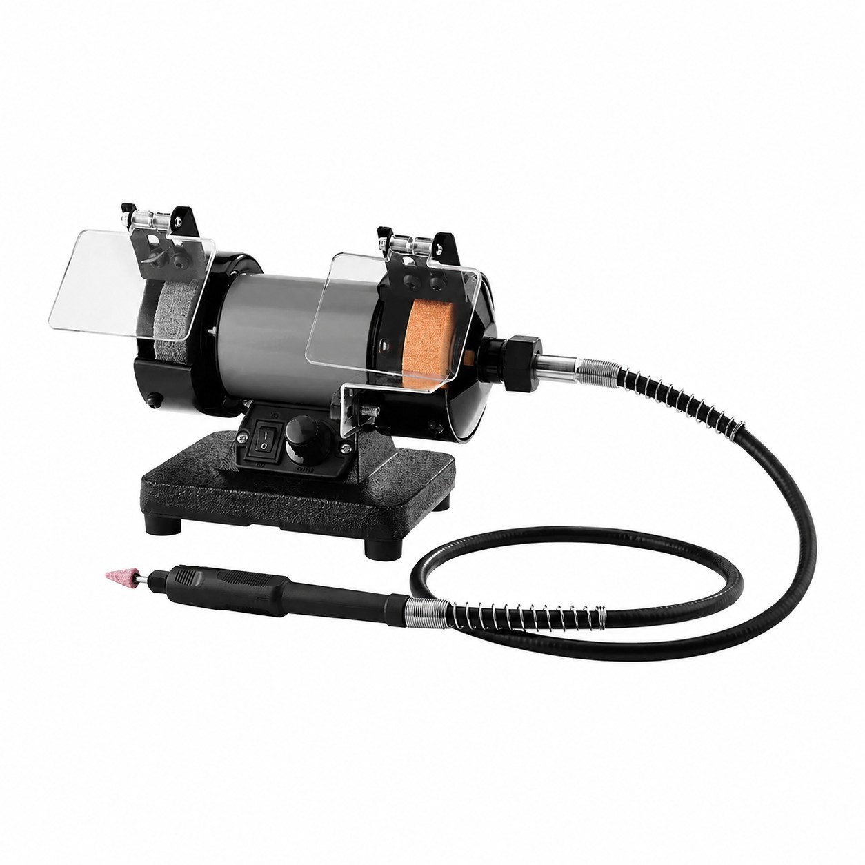 3" Bench Grinder w/ Flex Shaft Variable Speed 11000 RPM Jewelry Hobby gallery