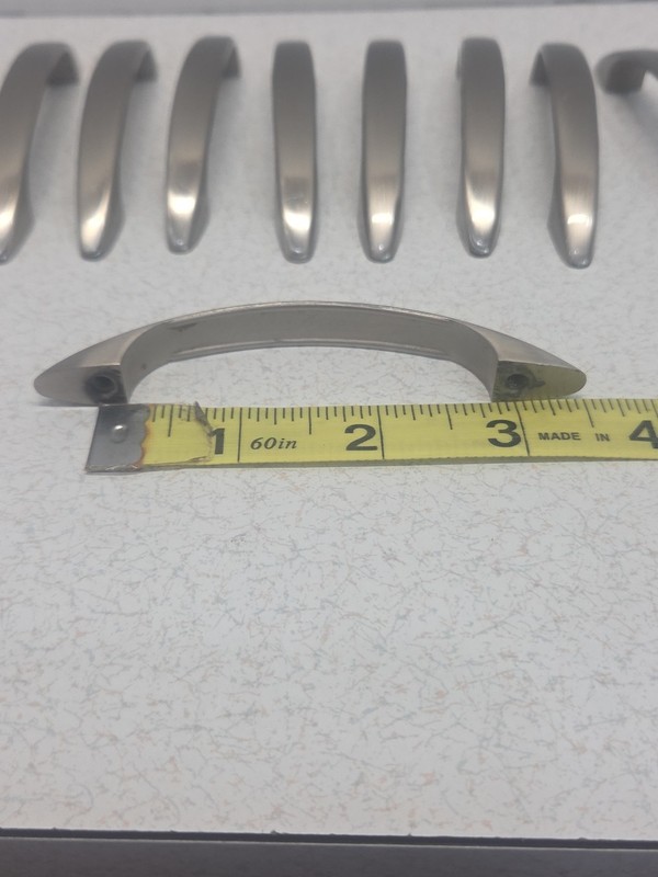 Arch Shaped Pull Handles Kitchen Bath Cabinet Hardware Brushed Nickel Set Of 10 gallery