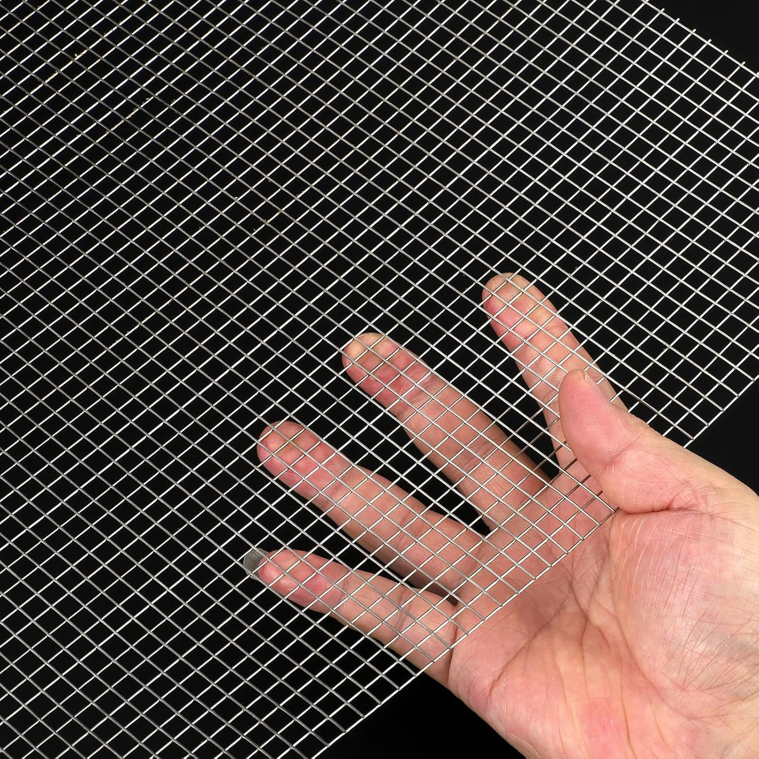 304 Stainless Steel Mesh Screen 12"X60" 5 Mesh Easy to Cut | Heavy Duty Filter, gallery