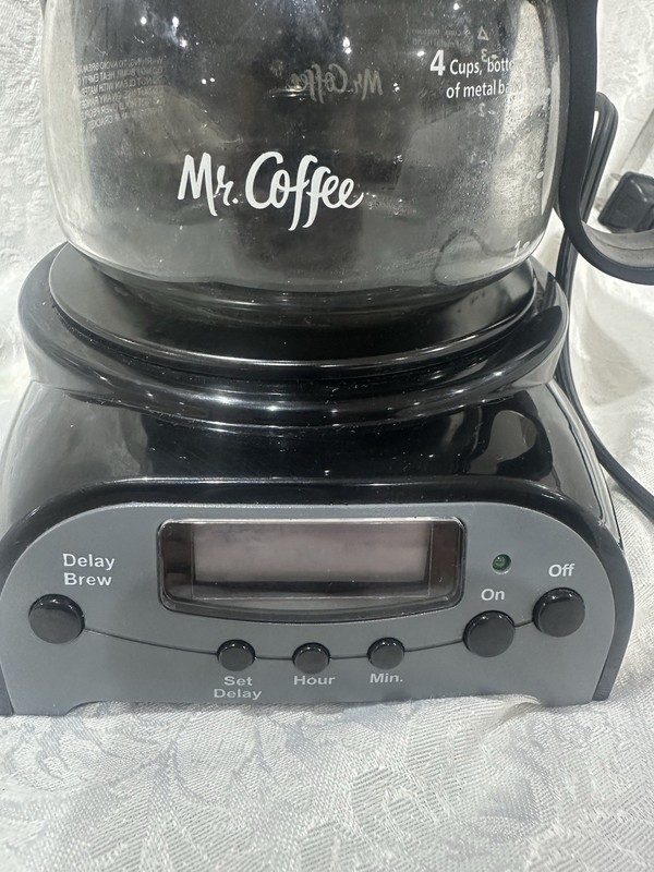 Mr. Coffee 4-Cup Programmable Coffee Maker DRX5 Black- Tested gallery